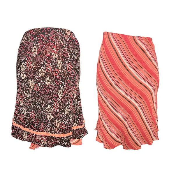 Reversible y2k Midi Skirt J Jill - Picture 1 of 4